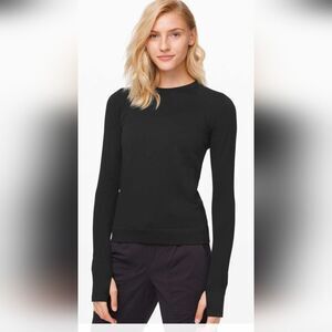 Lululemon Black Fitted Long Sleeve Hoodie